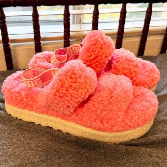 UGG Oh Fluffita Slide Platform Slippers - Picture 2 of 7